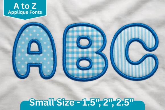 Bubble Applique Embroidery Font: Bold, Playful Letters for Stitching