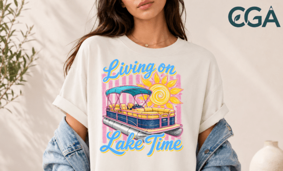 Capturing the Lake Life Aesthetic with This Graphic