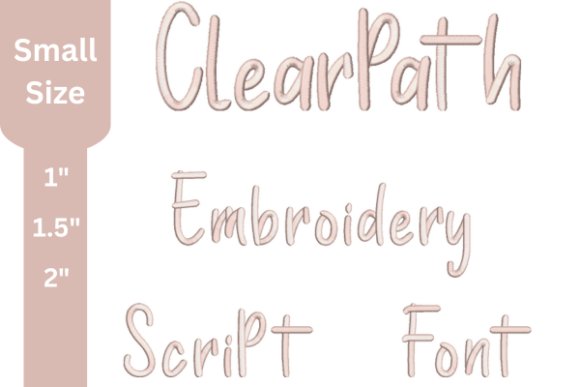 Clear Path Embroidery Font: Your Guide to Professional Stitching