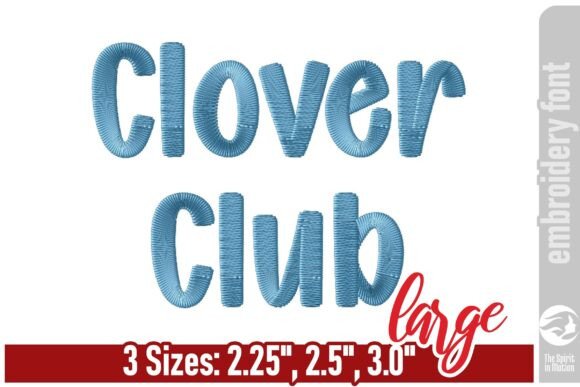 Clover Club: A Playful Embroidery Font for Modern Projects