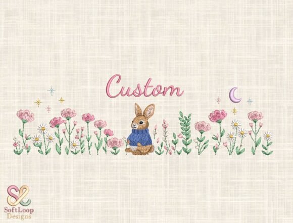 Enchant Your Projects with Custom Bunny Embroidery