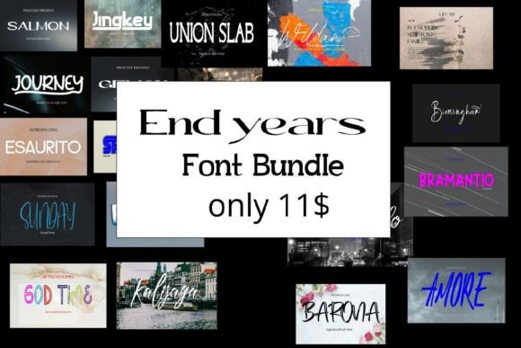 Exploring the Versatility of the End Years Font Bundle