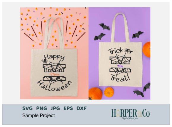 Halloween Monogram M SVG, Trick or Treat: Your Ultimate Cut File