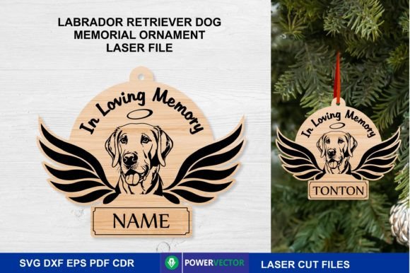 In Loving Memory Labrador Retriever Dog: A Design Tribute
