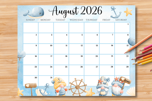 Master Your Schedule with the Editable/Fillable August 2026 Calendar