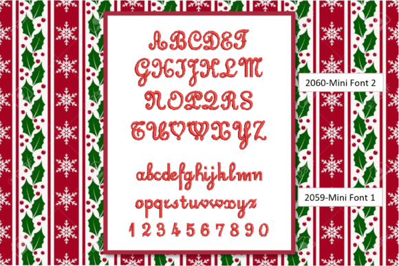 Mini Font 2: A Tiny Typeface for Big Impact in Embroidery and Design