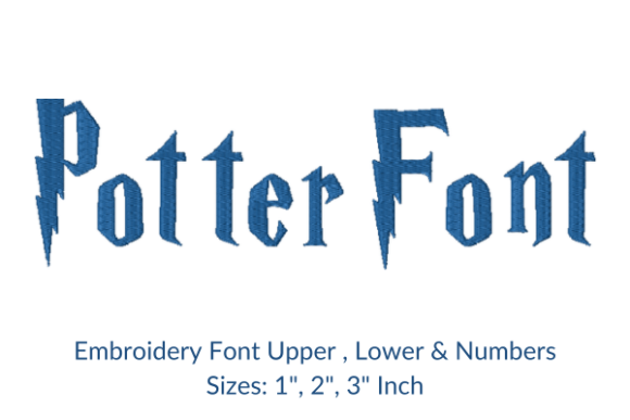 Potter Font Embroidery Design: A Complete Guide to This Premium Typeface