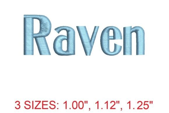 Raven Font: Unlock Enchantment in Your Embroidery