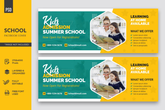 School Facebook Cover: Streamlined Templates for Education