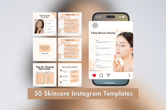 Skincare Instagram Post Templates: Elevate Your Brand Aesthetic