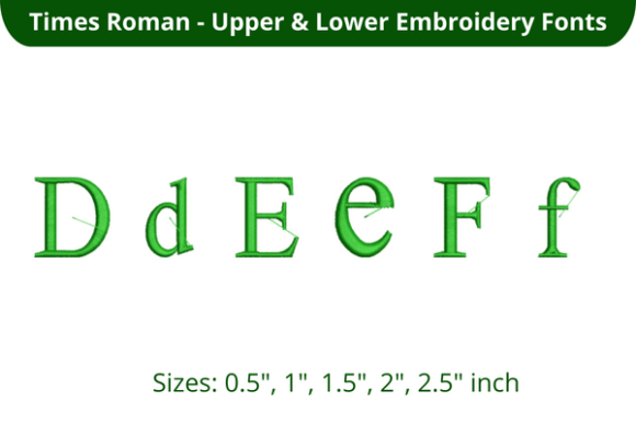 Times Roman Font DEF: Elevate Your Embroidery Projects