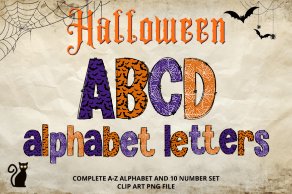 Unlocking Spooky Creativity with Halloween Doodle Alphabet Letters PNG6